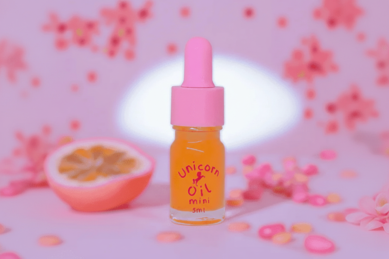 Mini 5 ml cuticle oil bottle with dropper